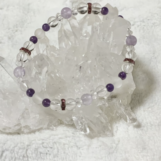 天然石ブレスレット　アメジスト